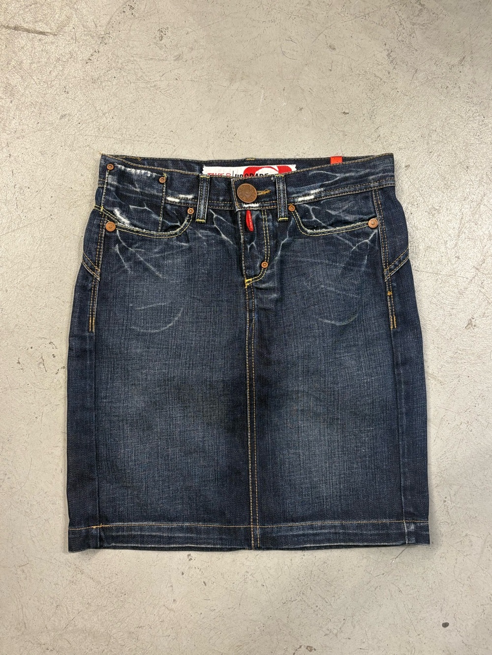 Take Two y2k denim skirt